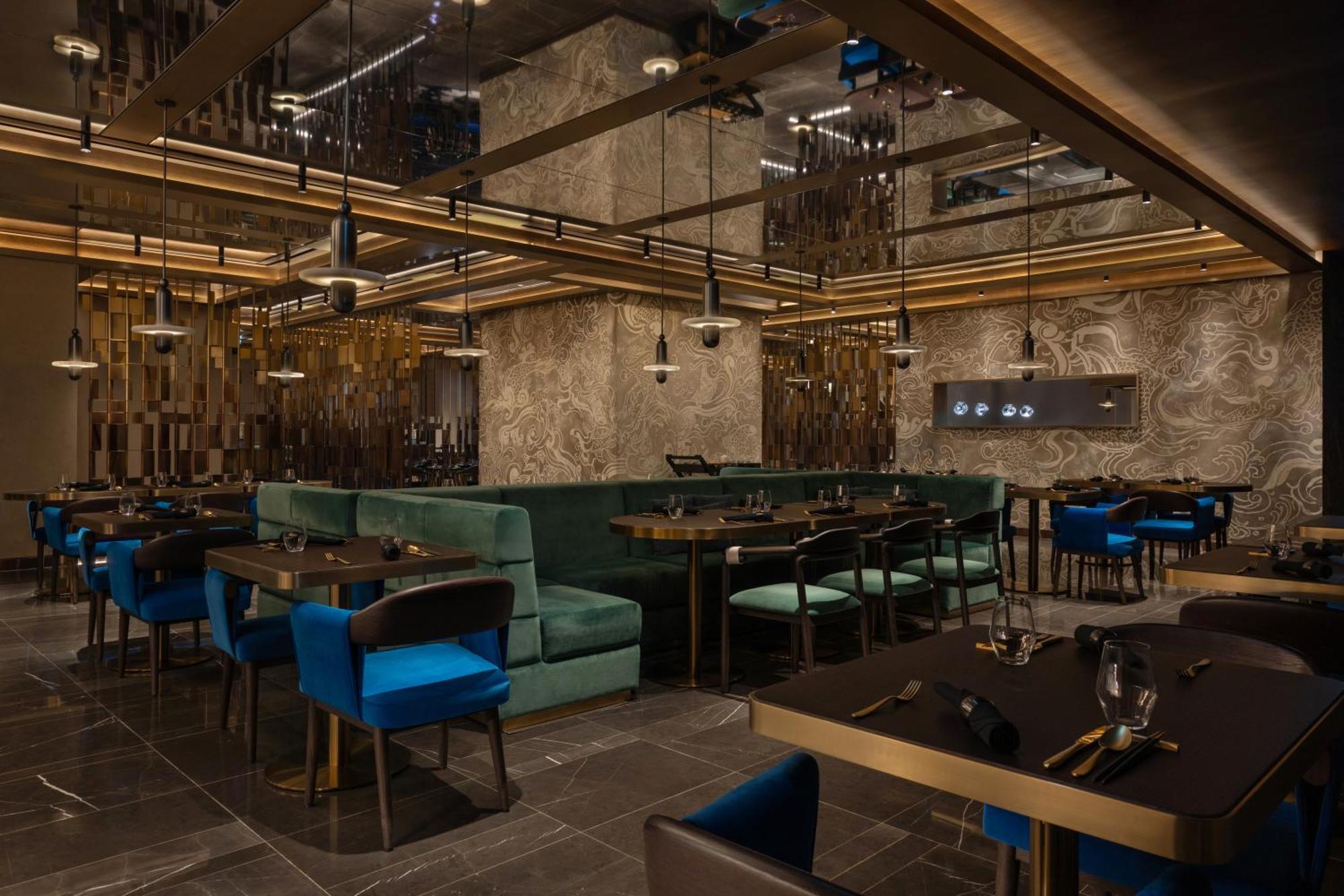 So/ Uptown Dubai Hotel Exterior foto The interior of the restaurant